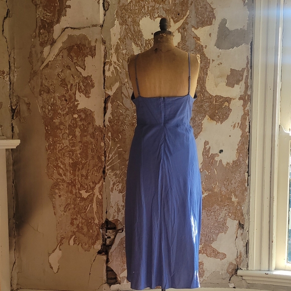 NWT Banana Republic linen blend high neck midi dress XL - Picture 5 of 8